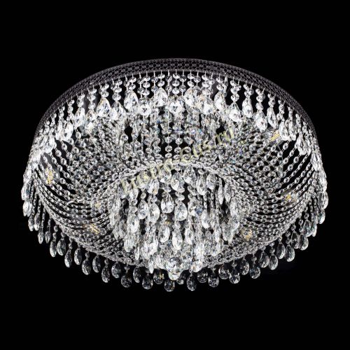 Люстра Венеция Кольцо журавлик №8 черная в Магнитогорске Гусь Хрустальный