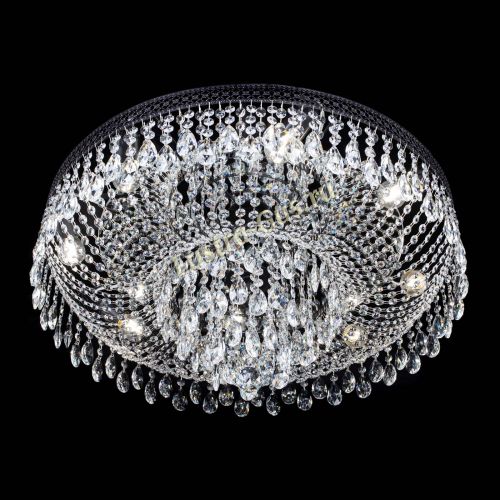 Люстра Венеция Кольцо журавлик №8 черная в Магнитогорске Гусь Хрустальный