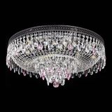 Люстра Венеция Кольцо Черная №8 розовая в Магнитогорске Люстра Венеция Кольцо Черная №8 розовая в Магнитогорске