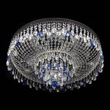 Люстра Венеция Кольцо Черная №8 синяя в Магнитогорске