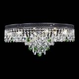 Люстра Венеция Кольцо Черная №8 зеленая в Магнитогорске