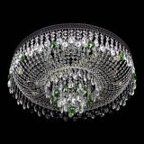 Люстра Венеция Кольцо Черная №8 зеленая в Магнитогорске
