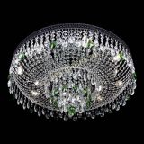 Люстра Венеция Кольцо Черная №8 зеленая в Магнитогорске