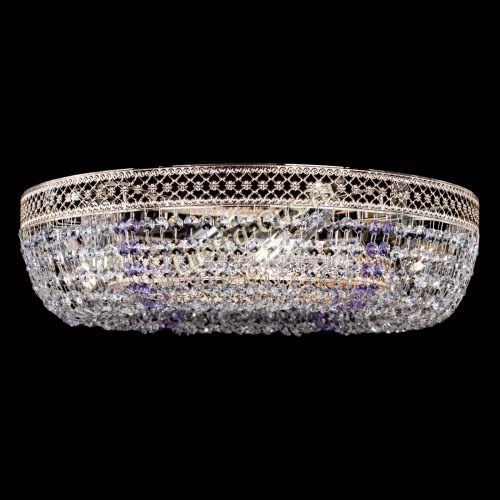 Люстра Венеция Кольцо фиолетовая в Магнитогорске Гусь Хрустальный