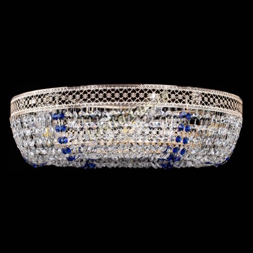 Люстра Венеция Кольцо синяя в Магнитогорске Гусь Хрустальный