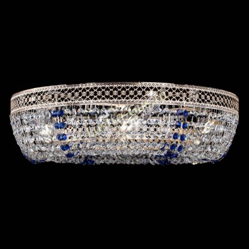 Люстра Венеция Кольцо синяя в Магнитогорске Гусь Хрустальный