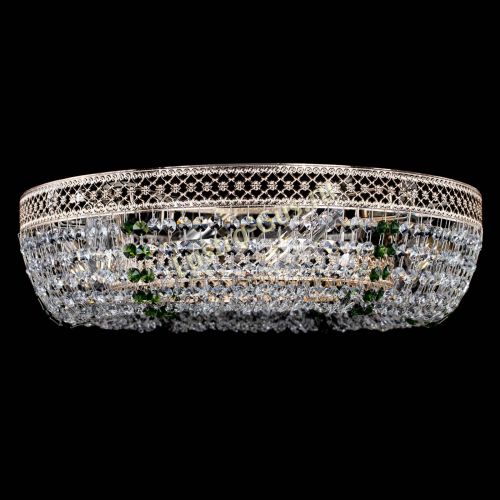 Люстра Венеция Кольцо зеленая в Магнитогорске Гусь Хрустальный