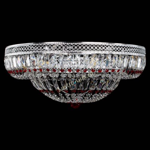 Люстра Венеция Купол пластинка 600 Красная в Магнитогорске Люстра Венеция Купол пластинка 600 Красная в Магнитогорске