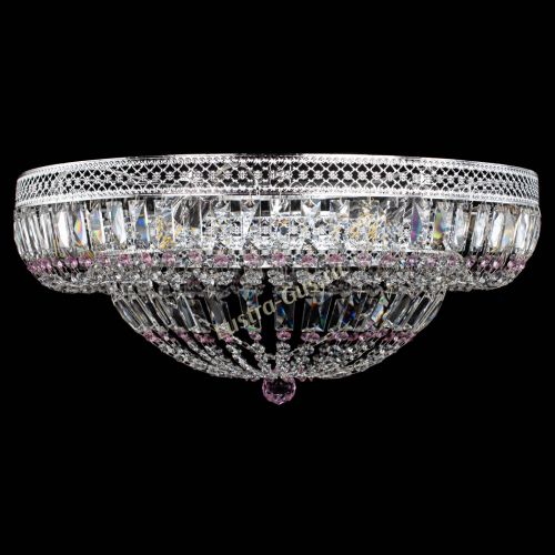 Люстра Венеция Купол пластинка 600 Розовая в Магнитогорске Люстра Венеция Купол пластинка 600 Розовая в Магнитогорске