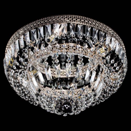 Люстра Венеция Купол пластинка Черная в Магнитогорске Гусь Хрустальный