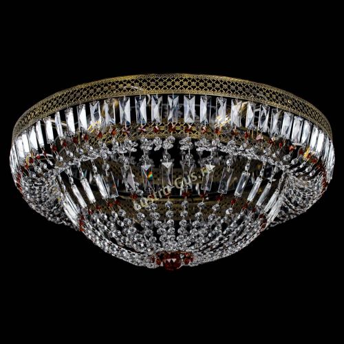 Люстра Венеция Купол пластинка под бронзу Чайная в Магнитогорске Гусь Хрустальный