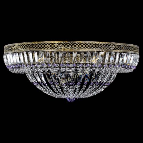 Люстра Венеция Купол пластинка под бронзу Фиолетовая в Магнитогорске Люстра Венеция Купол пластинка под бронзу Фиолетовая в Магнитогорске