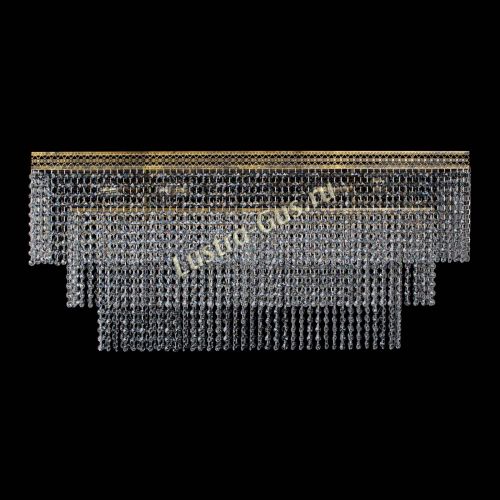 Люстра Прямоугольник Венеция №8 под бронзу в Магнитогорске Гусь Хрустальный