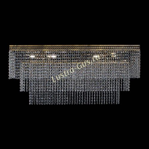 Люстра Прямоугольник Венеция №8 под бронзу в Магнитогорске Гусь Хрустальный