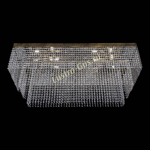 Люстра Прямоугольник Венеция №8 под бронзу в Магнитогорске Гусь Хрустальный