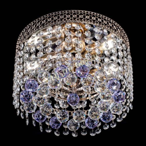 Люстра Венеция шар №2 фиолетовая в Магнитогорске Гусь Хрустальный