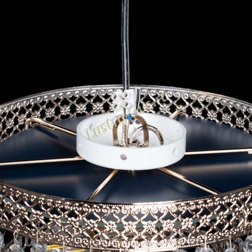 Люстра Венеция шар №2 розовая в Магнитогорске Гусь Хрустальный