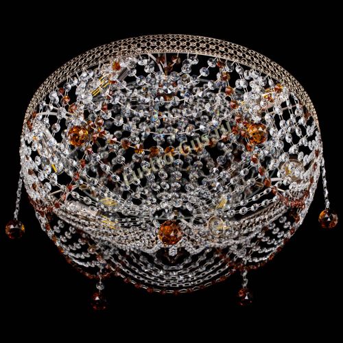 Люстра Венеция Жасмин чайная в Магнитогорске Гусь Хрустальный