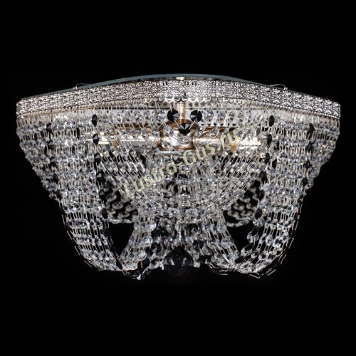 Люстра Верона Токката №5 черная в Магнитогорске Гусь Хрустальный