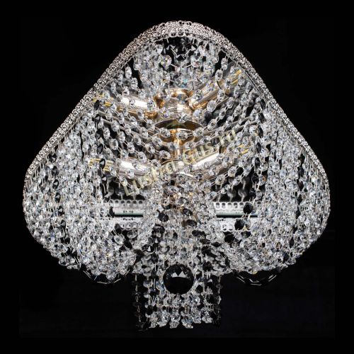 Люстра Верона Токката №5 черная в Магнитогорске Гусь Хрустальный