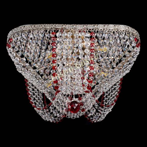 Люстра Верона Токката №5 красная в Магнитогорске Гусь Хрустальный
