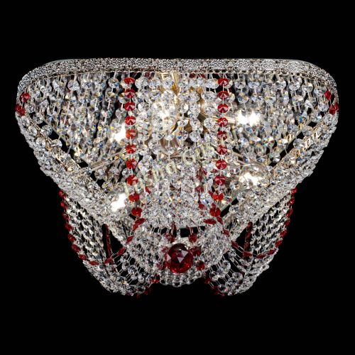 Люстра Верона Токката №5 красная в Магнитогорске Гусь Хрустальный