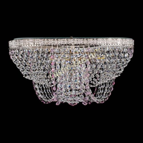 Люстра Верона Токката №5 розовая в Магнитогорске Гусь Хрустальный