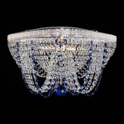 Люстра Верона Токката №5 синяя в Магнитогорске Гусь Хрустальный