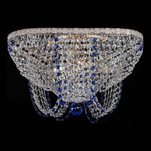 Люстра Верона Токката №5 синяя в Магнитогорске Гусь Хрустальный