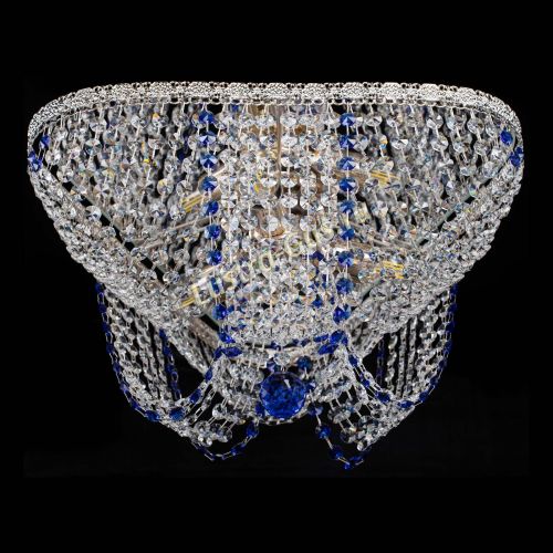 Люстра Верона Токката №5 синяя в Магнитогорске Гусь Хрустальный