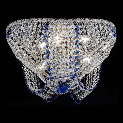 Люстра Верона Токката №5 синяя в Магнитогорске Гусь Хрустальный
