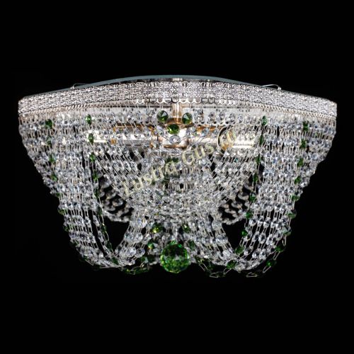 Люстра Верона Токката №5 зеленая в Магнитогорске Гусь Хрустальный