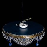 Люстра Виктория Синяя под бронзу в Магнитогорске