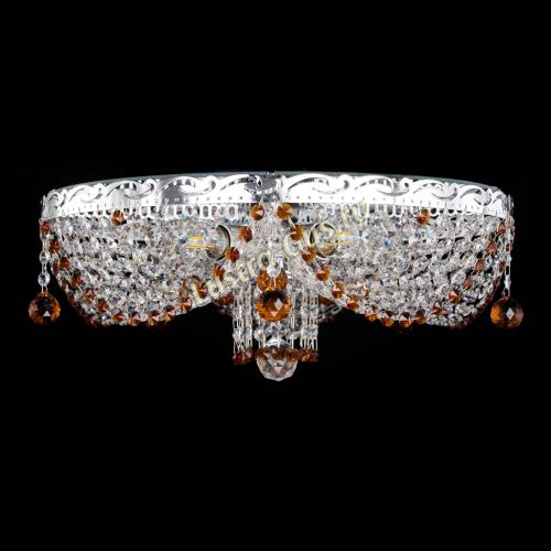 Люстра Виктория чайная в Магнитогорске Гусь Хрустальный