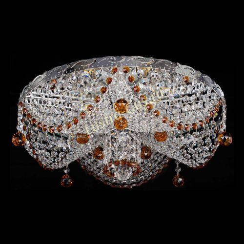 Люстра Виктория чайная в Магнитогорске Гусь Хрустальный