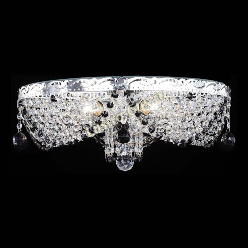 Люстра Виктория черная в Магнитогорске Гусь Хрустальный