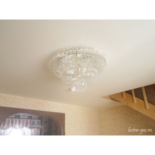 Люстра Водопад в Магнитогорске Гусь Хрустальный