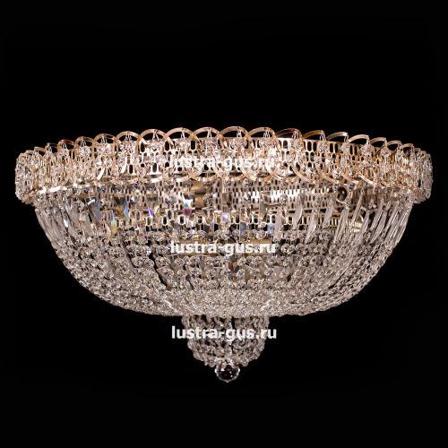 Люстра Водопад Кремлёвский оптикон в Магнитогорске Гусь Хрустальный
