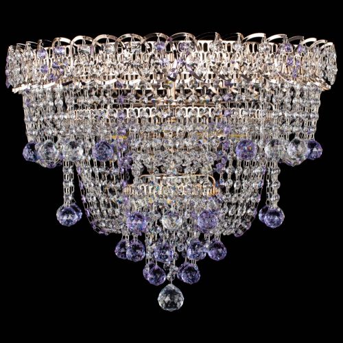 Люстра Водопад Софья фиолетовая в Магнитогорске Люстра Водопад Софья фиолетовая в Магнитогорске
