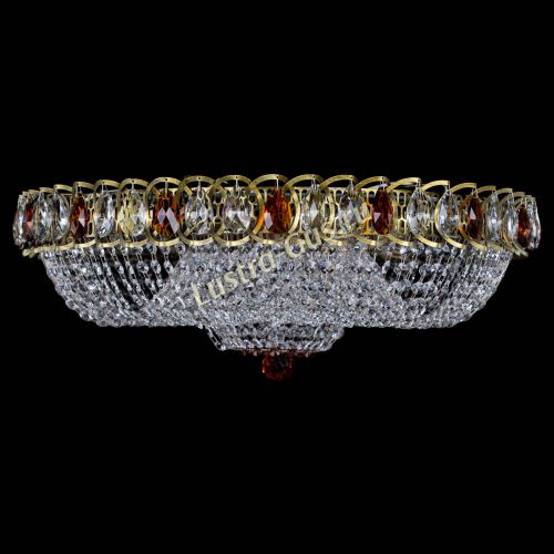 Люстра Водоворот Купол под бронзу Чайный в Магнитогорске Гусь Хрустальный