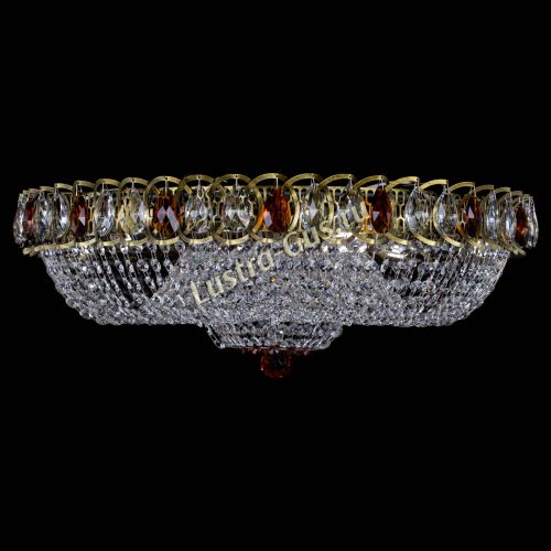 Люстра Водоворот Купол под бронзу Чайный в Магнитогорске Гусь Хрустальный