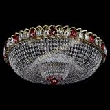 Люстра Водоворот Купол под бронзу Красный в Магнитогорске