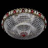 Люстра Водоворот Купол под бронзу Красный в Магнитогорске