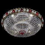 Люстра Водоворот Купол под бронзу Красный в Магнитогорске