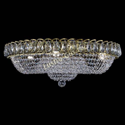 Люстра Водоворот Купол под бронзу в Магнитогорске Гусь Хрустальный