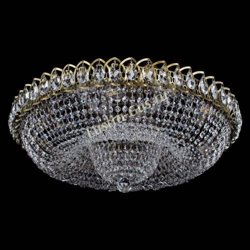 Люстра Водоворот Купол под бронзу в Магнитогорске Гусь Хрустальный