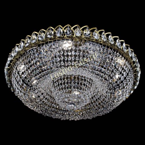 Люстра Водоворот Купол под бронзу в Магнитогорске Гусь Хрустальный