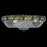 Люстра Водоворот Купол под бронзу Зеленый в Магнитогорске