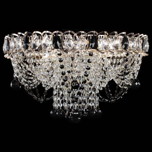 Люстра Водоворот Ольга шар черная в Магнитогорске Гусь Хрустальный