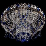 Люстра Водоворот Ольга шар синяя в Магнитогорске